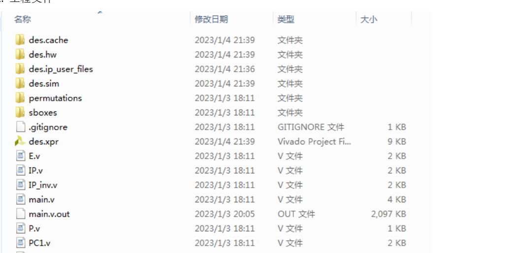 des加密设计Verilog代码VIVA